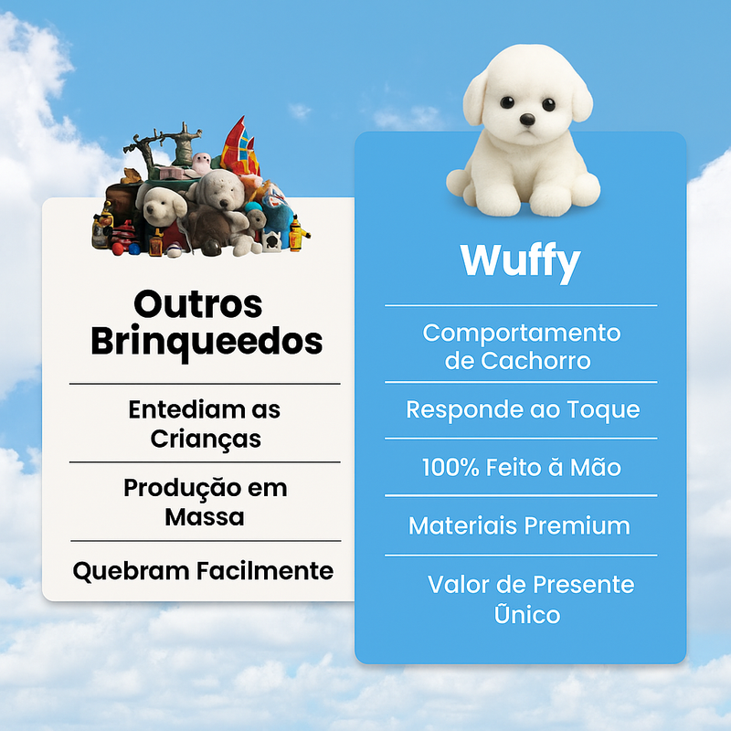 Wuffy™ O melhor amigo do seu filho